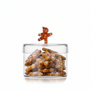 Ichendorf Milano | Biscottiera Natalizia in vetro borosilicato Natale 2025 "Schiaccianoci"