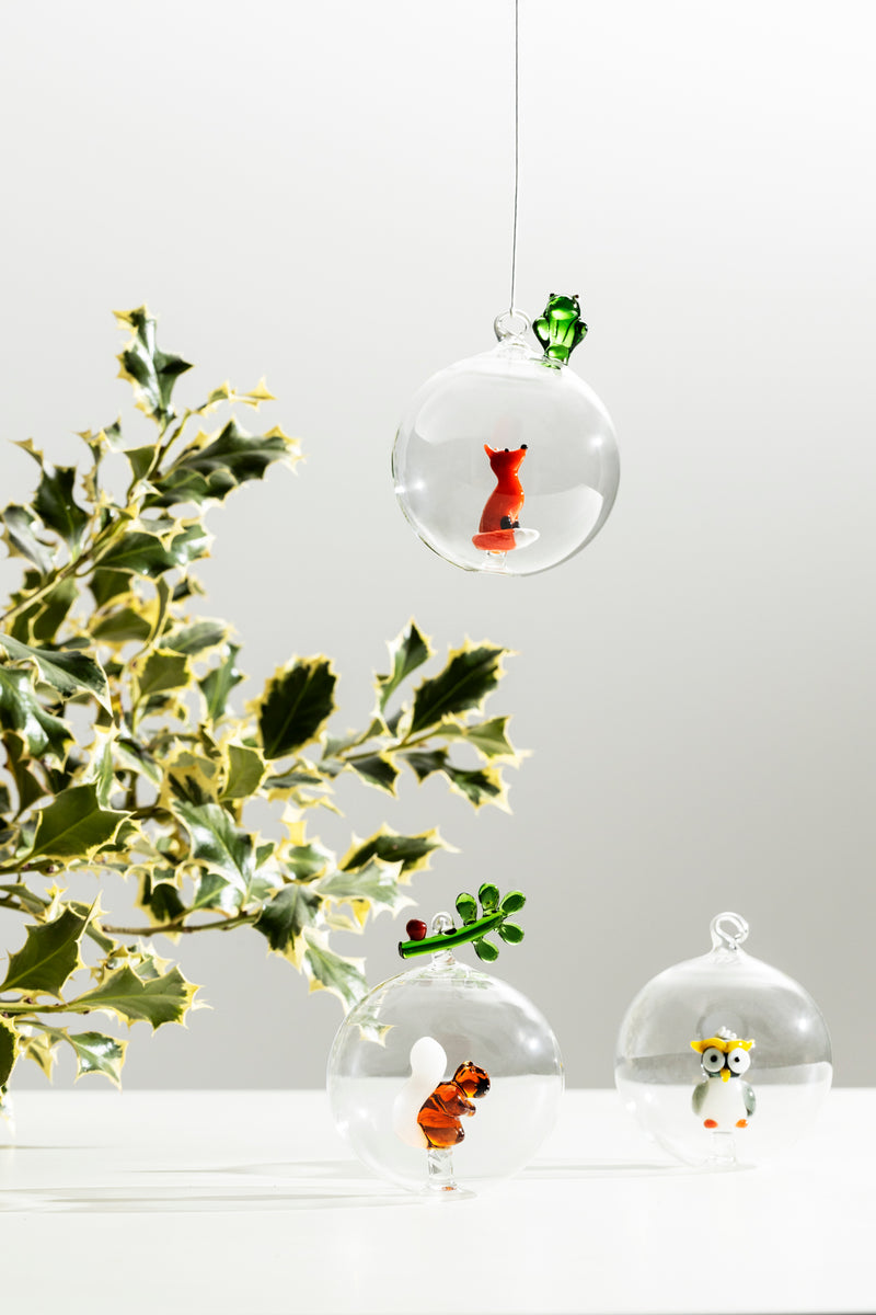 Ichendorf Milano | Palla in vetro Natale 2025 WOODLAND TALES