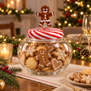 Ichendorf Milano | Biscottiera Pan di Zenzero in Vetro Borosilicato H 16,5 cm