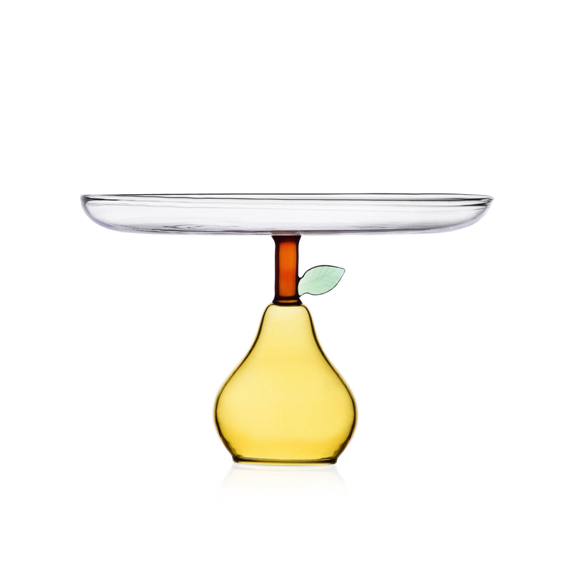 Alzata Pera in vetro Borosilicato Fruits and Flowers Ichendorf Milano
