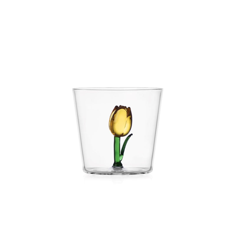 Ichendorf Milano | Bicchiere "Botanica" in vetro borosilicato By Alessandra Baldereschi