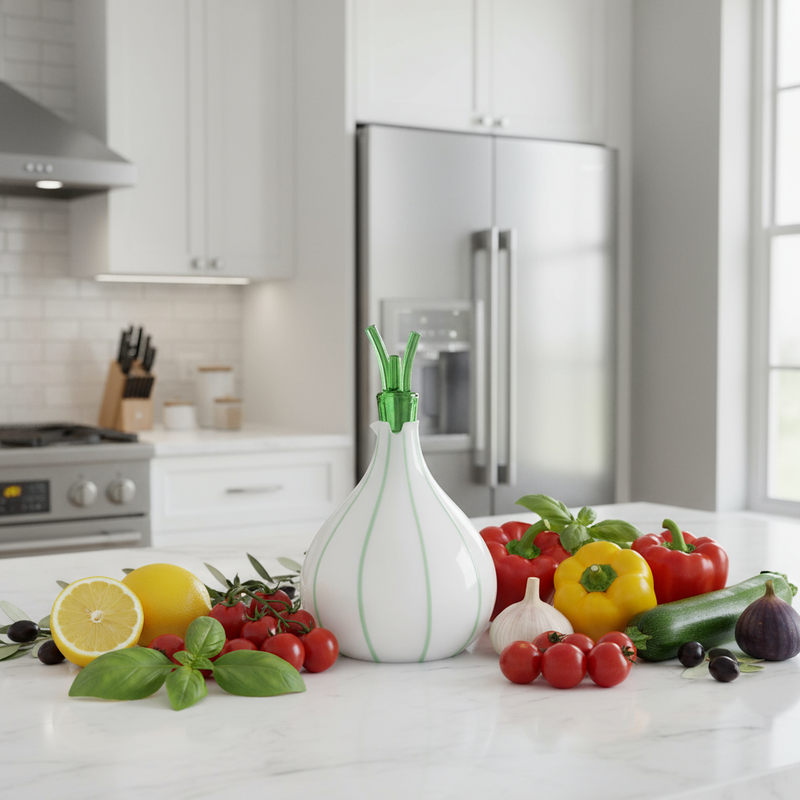 Ichendorf Milano | Oliera finocchio in vetro borosilicato Vegetables H 17,5 cm.