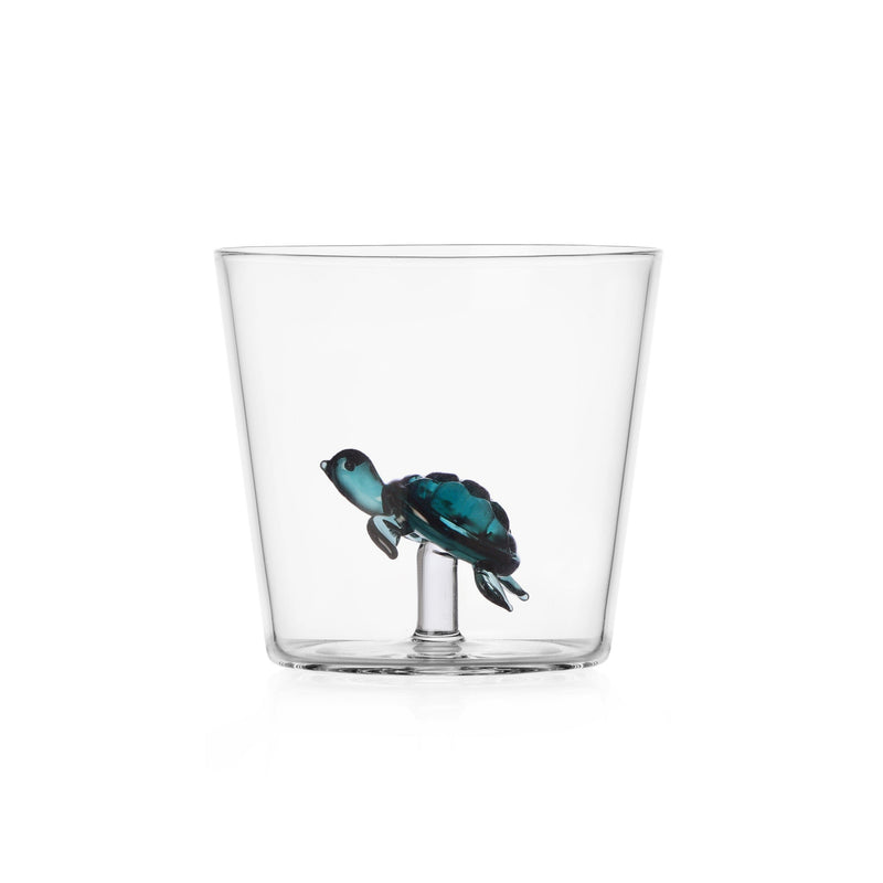 Bicchiere con Pesce in vetro Borosilicato Marine Garden Ichendorf Milano