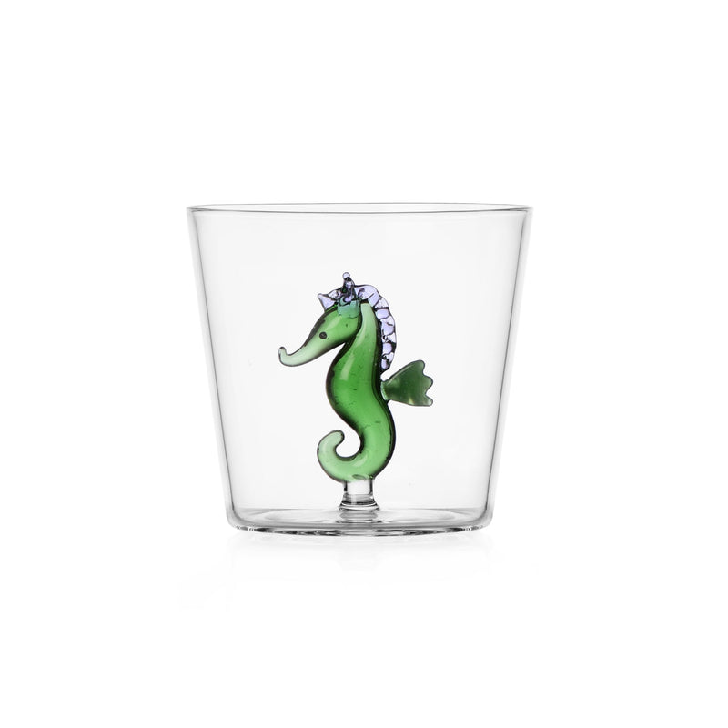 Bicchiere con Pesce in vetro Borosilicato Marine Garden Ichendorf Milano