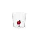 Ichendorf Milano Bicchiere Con Decoro In Vetro Borosilicato Fruits And Flowers Con Fragola