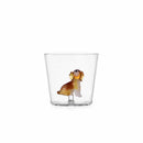 Ichendorf Milano Bicchiere con decoro in vetro Borosilicato Dogs