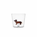 Ichendorf Milano Bicchiere con decoro in vetro Borosilicato Dogs