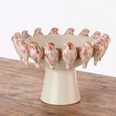 L'Oca Nera | Alzata Decorativa in Rilievo - Ø 35 cm.