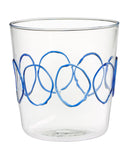 Set Bicchieri Lollipop 6 pz. vetro con decoro Fatti a mano Galbiati