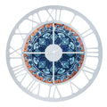 Orologio da Parete decorato effetto Maiolica Arti & Mestieri
