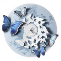 Orologio da parete con farfalle Mariposa Arti & Mestieri