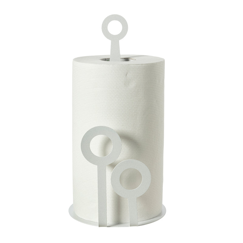Porta Rotoli Bollicine bianco