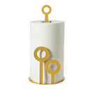 Porta Rotoli Bollicine giallo ocra