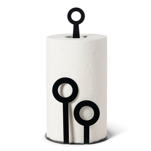 Porta Rotoli Bollicine nero