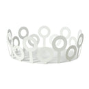  Centrotavola Grande Bollicine bianco