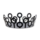  Centrotavola Grande Bollicine nero