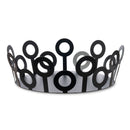  Centrotavola Grande Bollicine nero