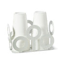 portabicchieri bianco