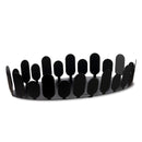 Centrotavola ovale nero