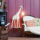 Lampada polietilene Giraffa In Love XS Bianco QEEBOO