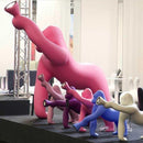 Lampada da tavolo Kong XS Nero QEEBOO