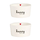 Simple Day | Set 2 Coppette Happy in Gres 20 cl Ø 9,5 cm