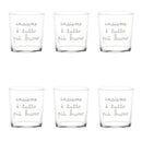 Simple Day | Set 6 Bicchieri Acqua “Insieme è tutto più buono” 35,5 cl