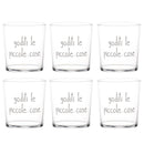 Simple Day | Set 6 Bicchieri Acqua “Goditi le piccole cose” 35,5 cl