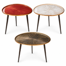 L'Oca Nera | Tavolino di Design in Alluminio Smaltato – 3 Dimensioni e Colori