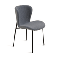 Set 4 pz. Sedie Abram in Tessuto Bouclé Ikone Casa