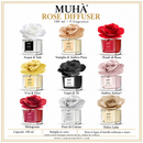 Profumatore ambiente bottiglia vetro Rose 100 ml. MUHA' - 9 Fragranze