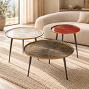 L'Oca Nera | Tavolino di Design in Alluminio Smaltato – 3 Dimensioni e Colori