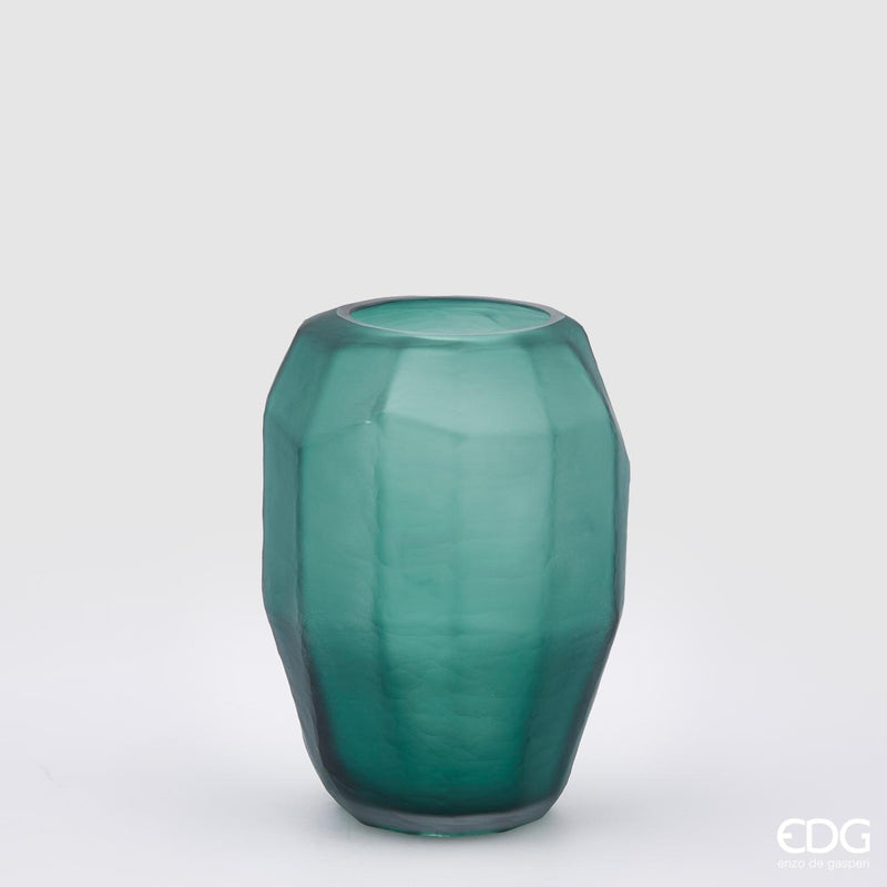 Vaso Poliedro in vetro EDG Enzo De Gasperi