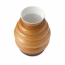 Onlylux | Vaso Ninfa in Vetro Artigianale – Colore Latte/Tabacco