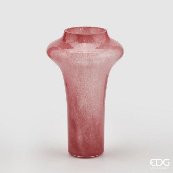 EDG Enzo De Gasperi Vaso Disco in vetro
