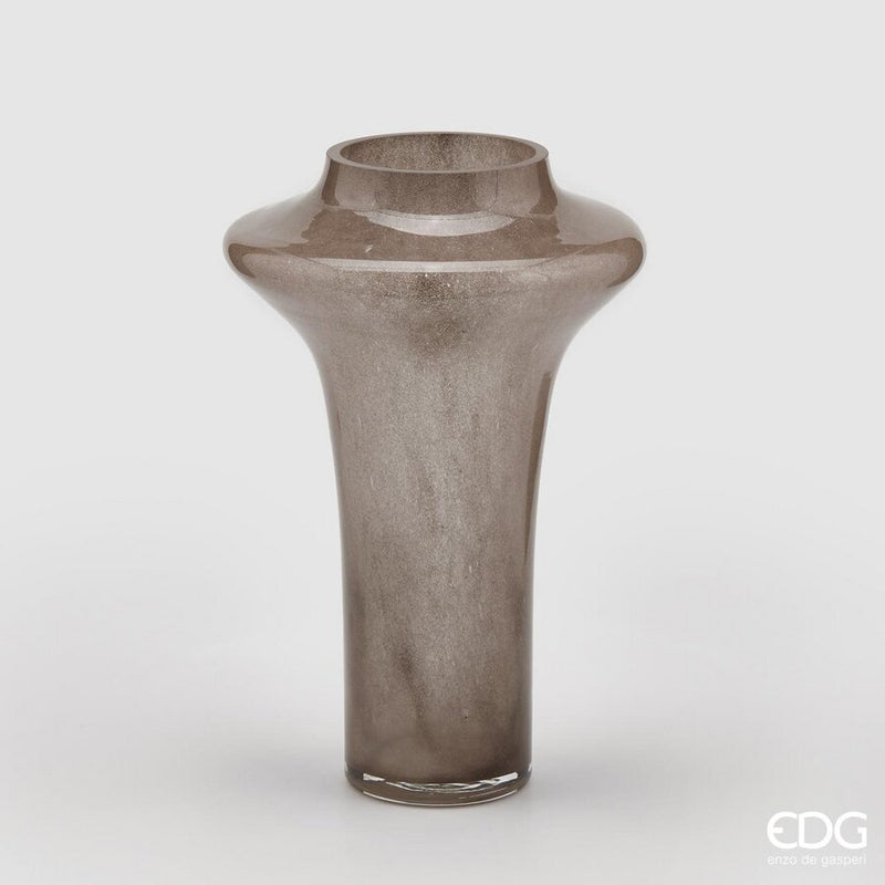 EDG Enzo De Gasperi Vaso Disco in vetro