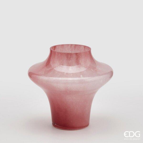 EDG Enzo De Gasperi Vaso Disco in vetro