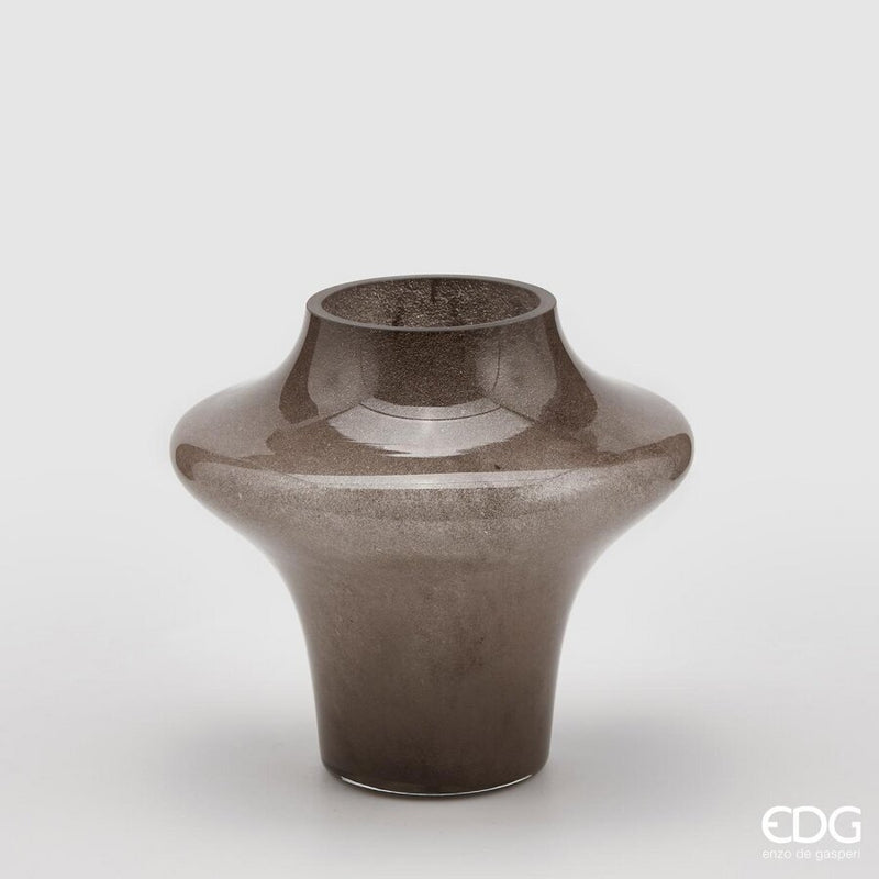 EDG Enzo De Gasperi Vaso Disco in vetro
