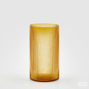 EDG Enzo De Gasperi Vaso Bright H28 Ø 15.6 cm amber