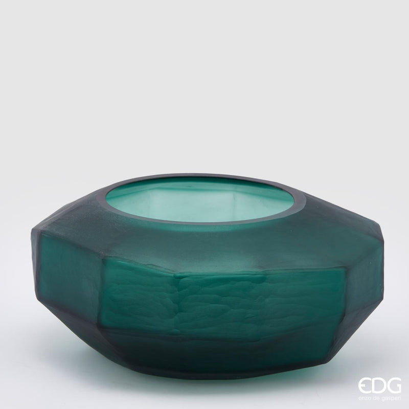 Vaso Poliedro in vetro EDG Enzo De Gasperi