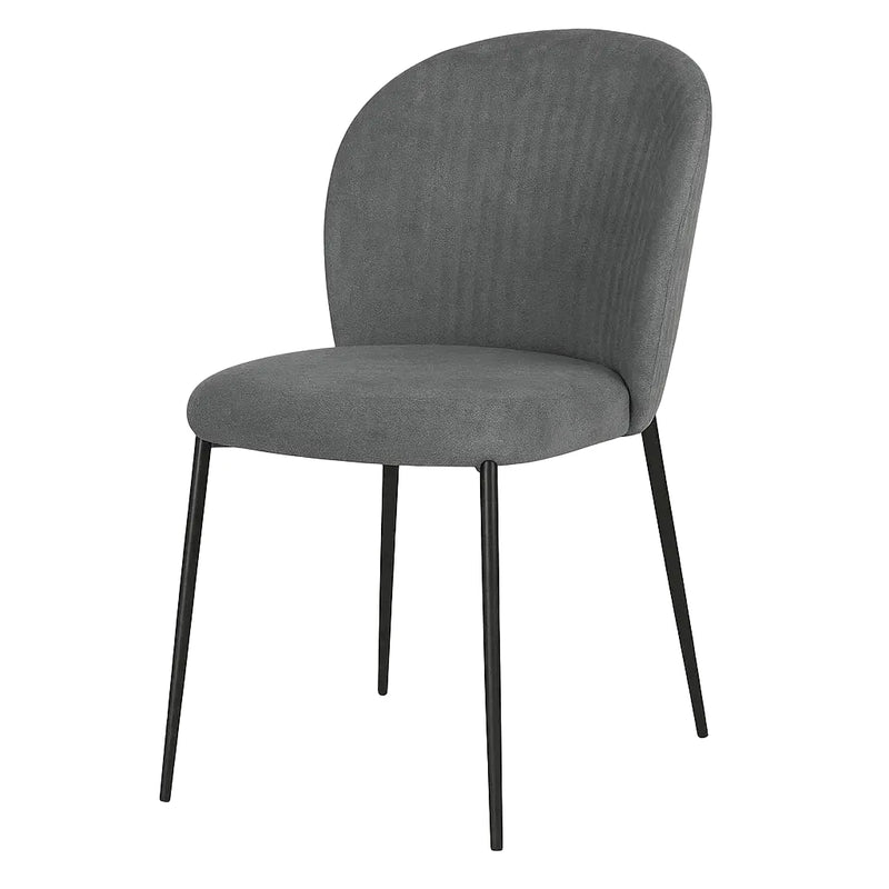 Capodarte | Sedia Meggie in metallo con seduta imbottita in tessuto