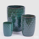 EDG Enzo De Gasperi Vaso Glaze a Scaglie in ceramica waterproof