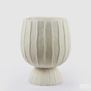 EDG Enzo De Gasperi | Vaso Righe Bombato Con Piede