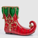 Enzo De Gasperi Vaso Calza in Poliresina Natale 2025