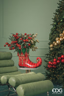 Enzo De Gasperi Vaso Calza in Poliresina Natale 2025