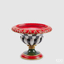 EDG Enzo De Gasperi | Vaso a coppa decorativo in stile scacchi Natale 2025