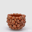 Enzo De Gasperi Vaso Freaky Ghiande Bombato in Ceramica 🌰