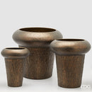 EDG Enzo De Gasperi Vaso con Bordo Svasato in metallo