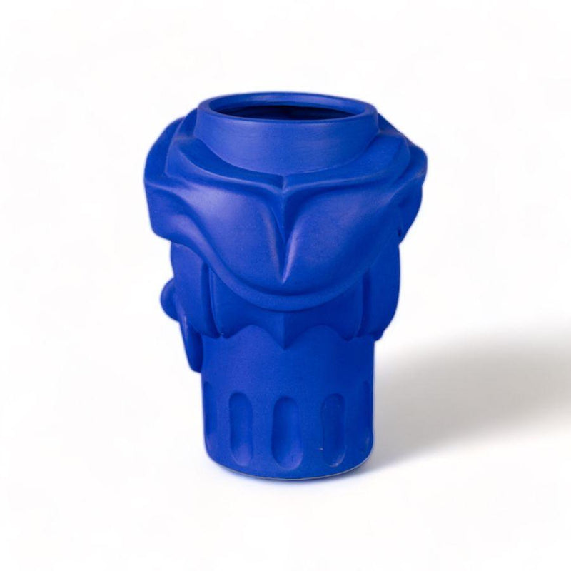 Scultura Vaso in Terracotta Man Magna Graecia SELETTI