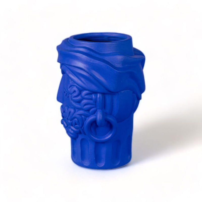 Scultura Vaso in Terracotta Man Magna Graecia SELETTI
